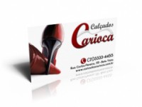 Cartões de Visita - Laminação Fosca